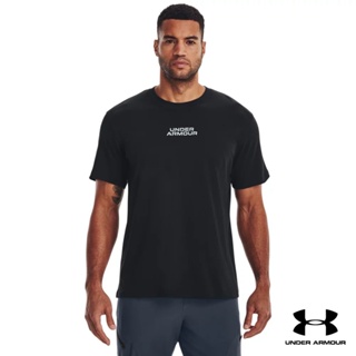 Under Armour UA Unisex Outline Heavyweight Short Sleeve อันเดอร์ อาร์เมอร์ เสื้อออกกำลังกาย สำหรับทุกเพศ