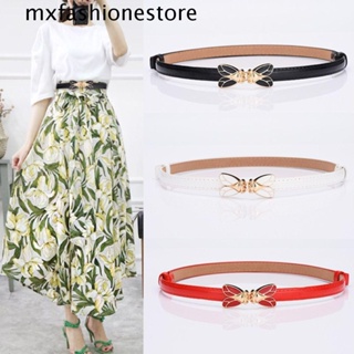 Mxfashione เข็มขัดหนัง ปรับได้ แฟชั่นสไตล์เกาหลี สําหรับผู้หญิง