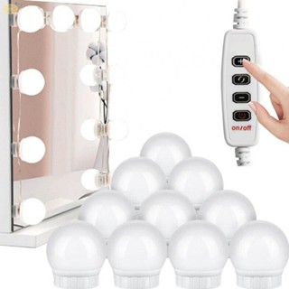 【VARSTR】Lights Chain Desk LED Bulb Memory Function Power Adapter Stick It On The Mirror