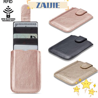 Zaijie24 กระเป๋าสตางค์ กระเป๋าใส่โทรศัพท์ กระเป๋าใส่บัตรเครดิต แบบติดบนกระเป๋าโทรศัพท์มือถือ