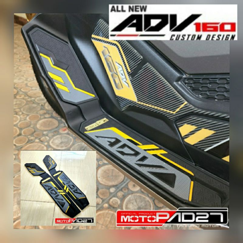 ADM99 ADV 160 Border Honda ADV 160 พรมพักเท้า Honda ADV 160 เสื่อเท้ายาง