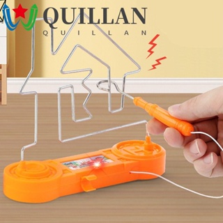 Quillan เขาวงกตไฟฟ้าช็อต เขาวงกตไฟฟ้า แบบสัมผัส ชาร์จไฟได้ ของเล่นวิทยาศาสตร์ สําหรับเด็กผู้ชาย