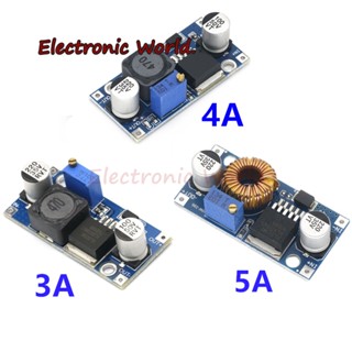 โมดูลควบคุมพาวเวอร์ซัพพลาย DC เป็น DC LM2596 LM2596S XL4015 3A 4A 5A 1 ชิ้น