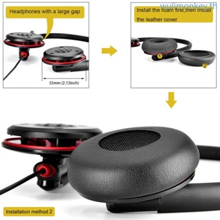 Wu ฟองน้ําหูฟังพลาสติก แบบนิ่ม สําหรับ Plantronics HW291N HW301N