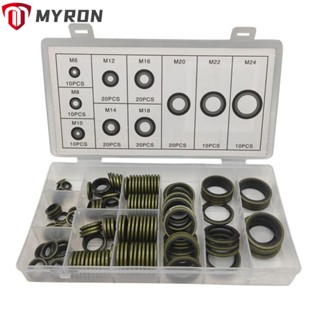 Myron แหวนซีลโอริง M6-M24 10 ขนาด สําหรับเครื่องซักผ้า 150 ชิ้น