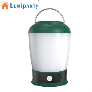 Lumiparty ไฟตั้งแคมป์ Led แบตเตอรี่ในตัว ไฟตั้งแคมป์ แบบพกพา กันลื่น สําหรับตั้งแคมป์กลางแจ้ง