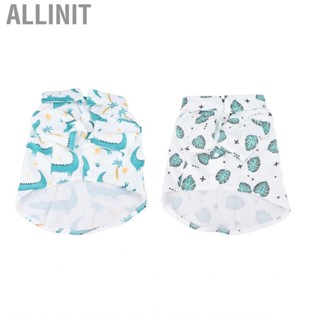 Allinit Pet Summer Shirt  Tropical Rainforest Style Easy To Wear Comfortable Breathable Cool for Outdoor Home