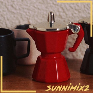 [Sunnimix2] โมเดลกาต้มน้ํากาแฟจําลอง ขนาดเล็ก สเกล 1:12 สําหรับตกแต่งบ้านตุ๊กตา