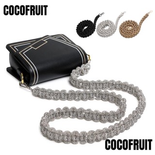 Cocofruit สายสะพายกระเป๋า สะพายข้าง ประดับพลอยเทียม แบบเปลี่ยน