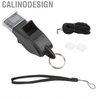 Calinodesign Outdoor Training Whistle Plastic Sports With Lanyard For Referee