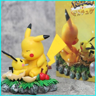 Star3 โมเดลฟิกเกอร์ Pokemon Pikachu and Pichu ของเล่น ของสะสม สําหรับตกแต่งบ้าน