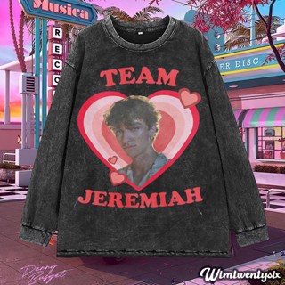 เสื้อยืดโอเวอร์ไซซ์ พิมพ์ลาย Wimtwentysix "team Jeremiah love" | เสื้อยืดแขนยาว | เสื้อซักผ้า