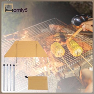 [Homyl5] ผ้าใบกันลม สําหรับย่างบาร์บีคิว