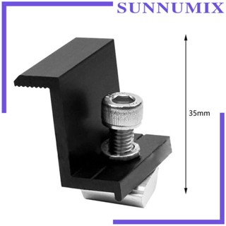 [Sunnimix] แคลมป์จับโมดูลพลังงานแสงอาทิตย์ พร้อมน็อต และสลักเกลียว ติดตั้งง่าย สําหรับหลังคาตั้งแคมป์ 8 ชิ้น