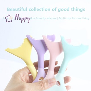 &lt;Happybay&gt; ซิลิโคน สามเณร แต่งตา อายไลเนอร์ เครื่องมือเสริม ลิป ขนตา อายแชโดว์ แต่งหน้า แม่แบบ หางปลา ออกแบบ ความงาม ไม้บรรทัด ลดราคา