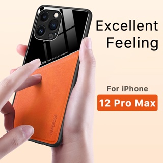 เคส iPhone 12 Pro Max 12 Mini หนัง แม่เหล็ก หนังนุ่มอาวุโสกันกระแทกปกป้องกล้องเต็มรูปแบบสวยงามคุณภาพสูง ไอโฟน 11 Pro Max X XS Max XR