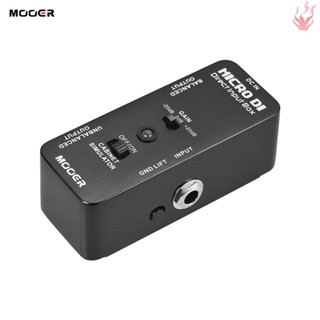 Y-mooer MICRO DI ตู้จําลอง DI Box อินพุตโดยตรง กล่องเหยียบ เปลือกโลหะเต็มรูปแบบ