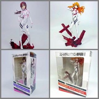 Evangelion โมเดลฟิกเกอร์ รูปปั้น Asuka Langley Soryu/Mari Makinami Illustrious ขนาด 25 ซม.