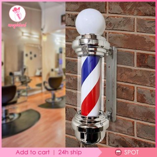 [MEGIDEAL] ป้ายไฟ LED หมุนได้ สําหรับร้านทําผม กลางแจ้ง