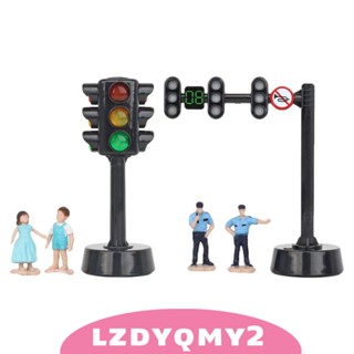 [Lzdyqmy2] โคมไฟจราจรไฟฟ้า ขนาดเล็ก พร้อมของเล่นปาร์ตี้