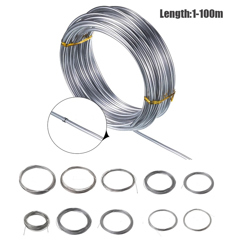 Stainless steel full hard wire 0.02~3mm ยาว 1M/5M/10M/50M/100M สําหรับสปริง