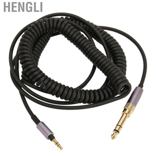 Hengli 3.5mm To  Spring Coiled Extension Cable 16.4ft For Car MP4