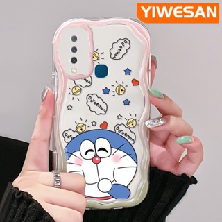 เคสโทรศัพท์มือถือ ซิลิโคนนุ่ม ใส กันกระแทก ลายการ์ตูนโดราเอมอน สําหรับ VIVO Y12 Y15 Y17 Y12i Y3 Y3s 2020