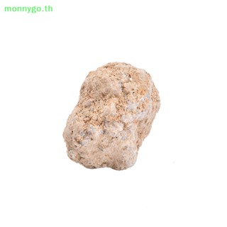 Monnygo Geode หินโมราคริสตัลธรรมชาติ สีขาว