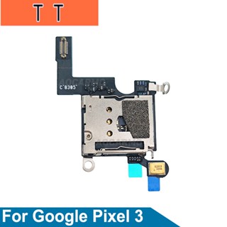  ช่องใส่ซิมการ์ดรีดเดอร์ พร้อมไมโครโฟน สายเคเบิลอ่อน แบบเปลี่ยน สําหรับ Google Pixel 3