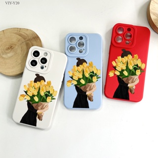 VIVO Y20 Y20i Y20S G Y12S Y12A Y17 Y15 Y12 Y16 Y19 Y91 Y95 Y91C Y1S 2021 เคสวีโว่ สำหรับ Tulip เคส เคสโทรศัพท์