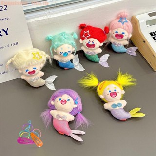 14cm Stuffed  Toy Cartoon Mermaid Humanoid Doll Diy Doll Child Comfortable Plush Toy Cute Doll