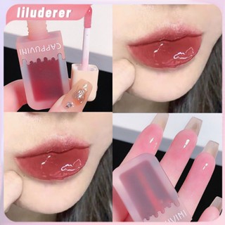 Cappuvini Small Ice Cream Lip Care Oil Water Gloss ลิปกลอส ลิปกลอสลิปสติก นักเรียนหญิง Mirror Glass Lip Gloss HO