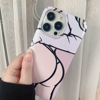 เคสโทรศัพท์มือถือแบบแข็ง กันกระแทก ลายก้นเด็กผู้หญิง สําหรับ iPhone 11 12 13 14 15 pro MAX 11promax 13promax 14promax xr XS MAX 7 8 plus