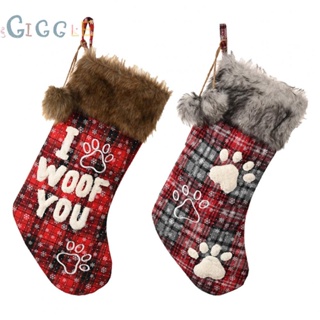 ⭐NEW ⭐Christmas Stocking Bag Cloth Door Fitting Sack Sock Santa Tool Accessory