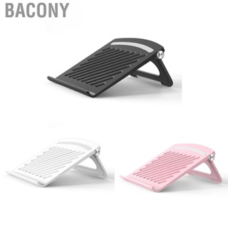 Bacony Folding Stand for  Tablet Ergonomic Base Hollow Cooling Non Slip Portable Notebook Desk Holder