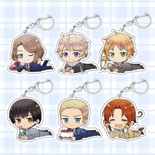 พวงกุญแจ จี้อะคริลิค รูปอนิเมะ Axis Powers Hetalia Ivan Alfred Arthur APH Dessert Series น่ารัก เครื่องประดับ สําหรับผู้ชาย และผู้หญิง