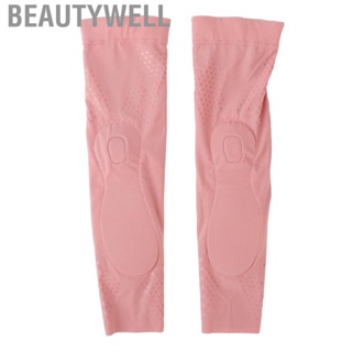 Beautywell Elbow Compression Sleeve  Support Arm Sleeves Breathable Ease Discomfort Comfortable for Dancing Yoga Sports