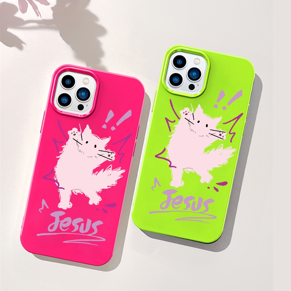 เคสโทรศัพท์ แมวดำ อ่อนนุ่ม For IPhone 11 12 13 14 Pro Max 15 pro max X Xr 7 8 Plus 15 PRO 14 PLUS XS MAX 13 pro