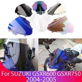 แผ่นเบี่ยงลมกระจกหน้ารถจักรยานยนต์ GSXR600 GSXR750 สําหรับ Suzuki GSXR 600 750 2004-2005 K4 GSX-R750 600