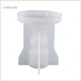 Redd แม่พิมพ์ซิลิโคนเรซิ่น อีพ็อกซี่ รูปเชิงเทียน 3D DIY
