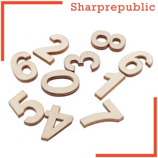 [Sharprepublic] ของเล่นไม้ตัวเลขคณิตศาสตร์ 0-50 ชิ้น