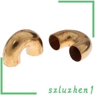 [Szluzhen1] ท่อปรับแต่งทรัมเป็ตทองแดง ขนาดเล็ก อุปกรณ์เสริม สําหรับเครื่องดนตรี 2 ชิ้น