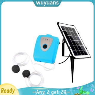 Wuyuans เครื่องปั๊มออกซิเจนพลังงานแสงอาทิตย์ สําหรับตู้ปลา