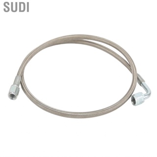 Sudi Oil Feed Line 4AN 90 Degree Stainless Steel  Tube  Hose Car Accessories