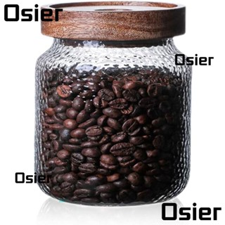 Osier1 โหลแก้วใส 500 มล. 4.3*3.3*3.3 นิ้ว สําหรับใส่เมล็ดกาแฟ