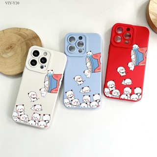 VIVO Y20 Y20i Y20S G Y12S Y12A Y17 Y15 Y12 Y16 Y19 Y91 Y95 Y91C Y1S 2021 เคสวีโว่ สำหรับ Cartoon Bear  เคส เคสโทรศัพท์