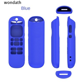 Wonda ปลอกซิลิกาเจล สีพื้น กันลื่น กันกระแทก สําหรับรีโมตควบคุมทีวี TCL Roku RCA1R