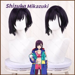 Kts Mikazuki Shizuka วิกผมคอสเพลย์ อนิเมะ Zom 100: ทรงบักเก็ต สําหรับผู้หญิง