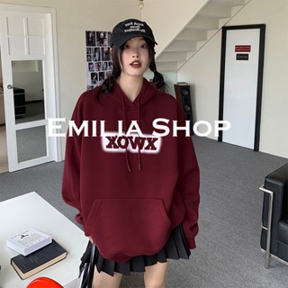 EMILIA SHOP เสื้อกันหนาว เสื้อฮู้ด trendy New Style fashionable Korean WWY239063637Z230911