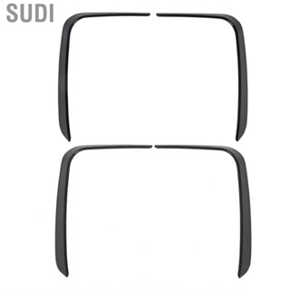 Sudi Rear Bumper Spoiler Side Air Vent Trim Smooth Car Spoilers Soft Corners for Vehicle